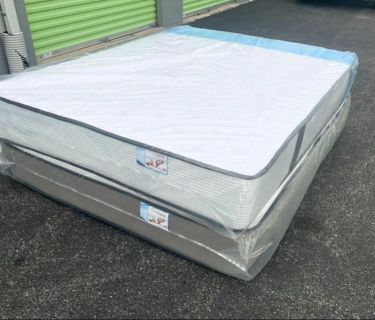Set Queen Size Mattress Double Sided 10”Brand New In Plastic FREE DELIVERY AREA