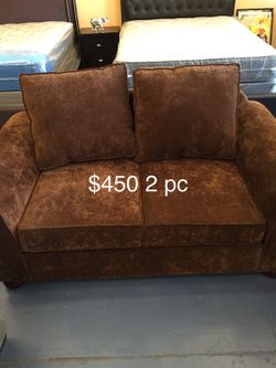 Sofa and love seat $450