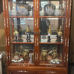 Antique Cabinet. With Marble 