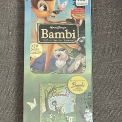 Walt Disney’s Bambi DVD 2-Disc Special Edition w/ Little Golden Book New Sealed!