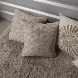 Beige Pillows & Beach Theme