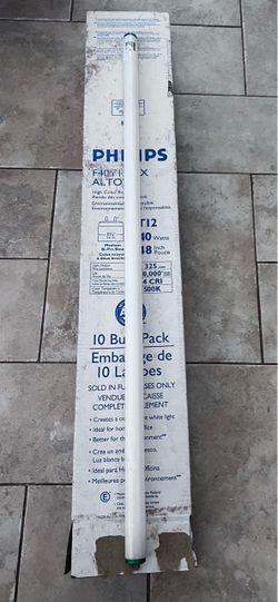 Seven Philips 48” 40 Watt Bulbs