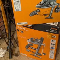 Ridgid Model HD 1200 Shop-Vac New In The Box Never Opened