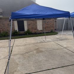 NEW Outdoors Easy Shade 10 Ft X 10 Ft Slant Leg Canopy