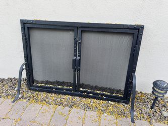 Iron Fireplace Screen