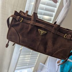 Suade Prada Bag