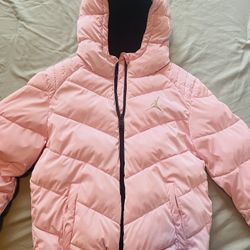Jordan Girls Pink Metallic Jacket