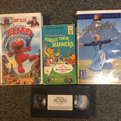 4 VHS videos