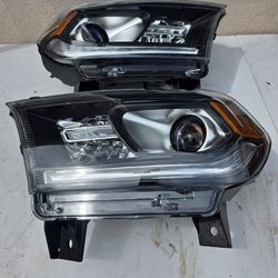 14-20 Dodge Durango Projector Headlights Luces Calaveras Micas Faros Faroles Headlamps Focos 