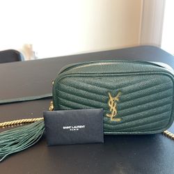 Green Ysl Cross Body Bag 