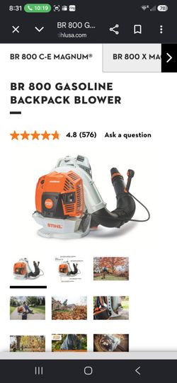 Brand new STIHL BR-800-C BACKPACK BLOWERS . NEW IN BOX 
$699 EACH. FIRM NO TAX ADDED