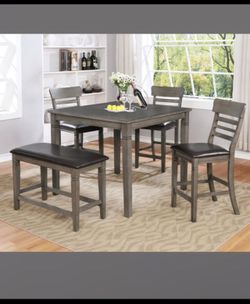 💥Tax Season Blowout💥 Counter Height Table and Stools! Brand New In Box! 📦 $50 Down Takes It Home Today!