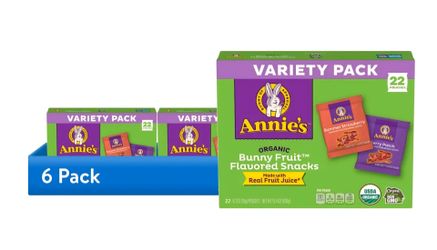 Annie's Organic Bunny Fruit Snacks 6-Pack