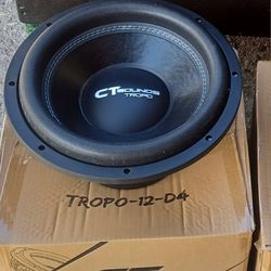 12"subwoofer Tcsound W/box
