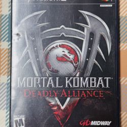 Mortal Kombat: Deadly Alliance (Sony PlayStation 2, 2002) With Case Tested/Works