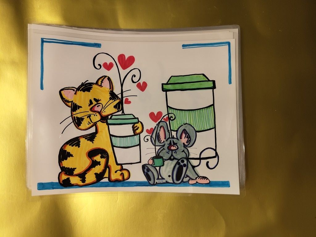 Hand-drawn Marker Art