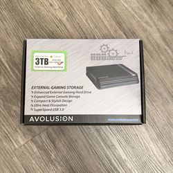 Avolusion 3TB External Gaming Hard Drive (USB 3.0)