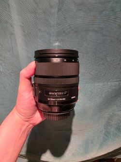 Sigma 24-70mm f2.8 DG OS HSM ART Lens for canon EF