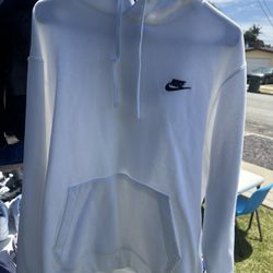 Men’s Nike White Hoodie 