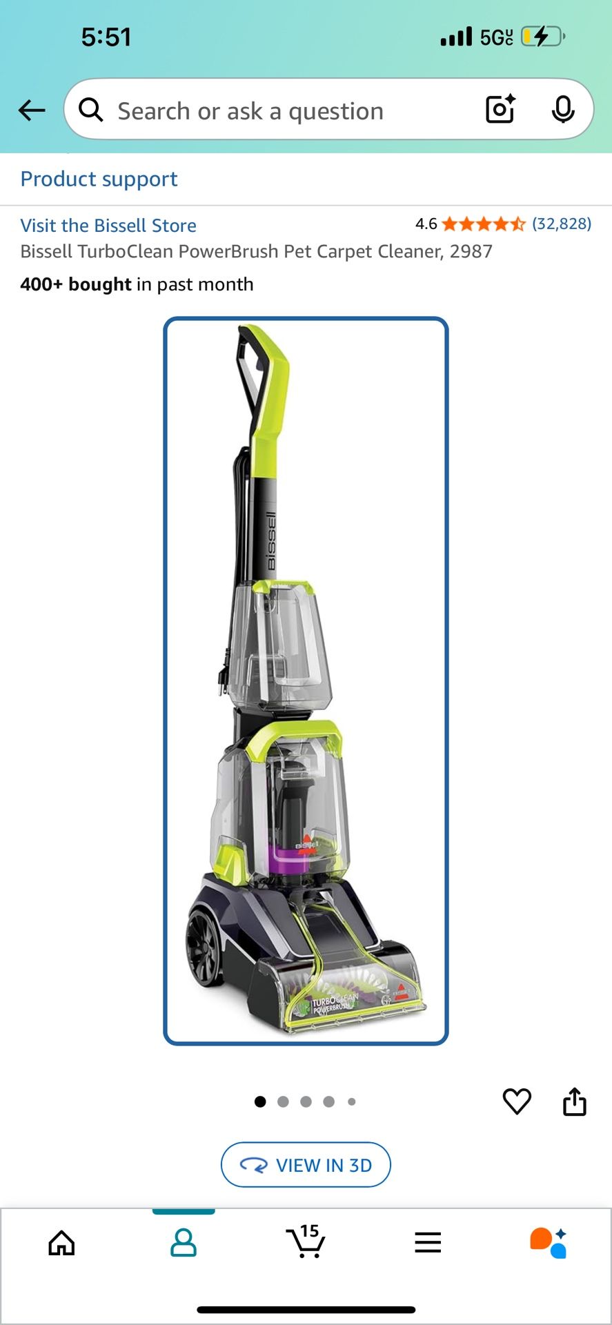 Bissell pet Carpet Cleaner