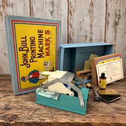 Vintage 1960s John Bull Printing Machine Mark 5 Complete Boxed Set England