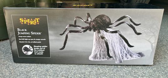 Black Jumping Spider Animatronic