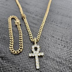I Deliver I Ship 14k Gold Plated Chain Set