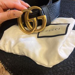 Gucci Belt Marmont Pebbled
