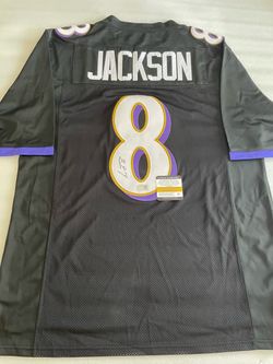 Lamar Jackson Signed Autographed Baltimore Ravens Custom Jersey With COA