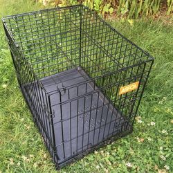 ASPCA Small Wire Metal Dog Kennel Crate Carrier Folding Collapsible
