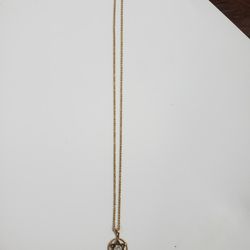 14k Gold Rope Necklace 