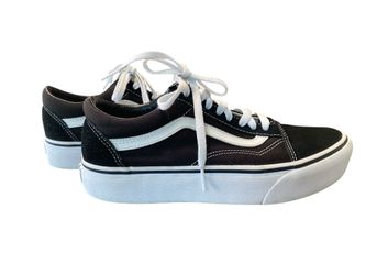 VANS Old Skool Classic Low Top Black/White Skatre Shoe Men’s 7 Women’s 8.5