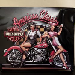 Harley Davidson American Classic Metal Sign