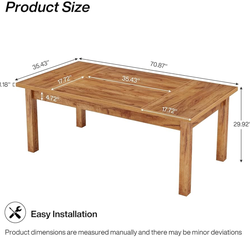 Farmhouse dining table