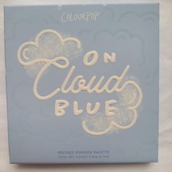 Colourpop On Cloud Blue eyeshadow palette 