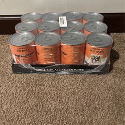 12 X 12.5 Ounce Cans Of Unopened American Journey Turkey And Vegetable Dog Food