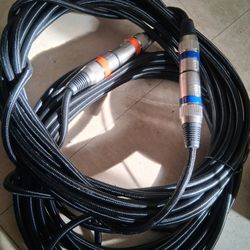 25FT  XLR CABLES  $20 EACH