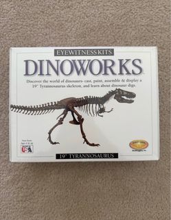 Dinoworks 19” TRex Skeleton Mold Kit
