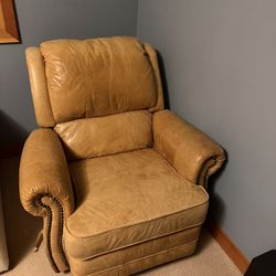 Leather Rocking Recliner 