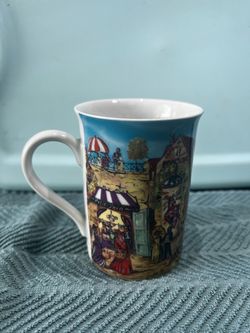 Ceramic Coffee Mug French Street Scene