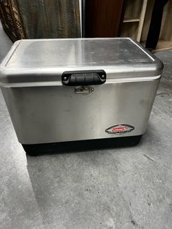 Coleman Steel Cooler