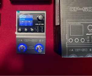 Valeton gp-50 guitar amp modeling multi effects pedal new! $80