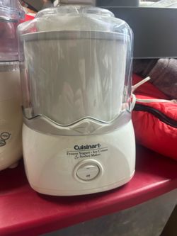Cuisinart cream maker like new