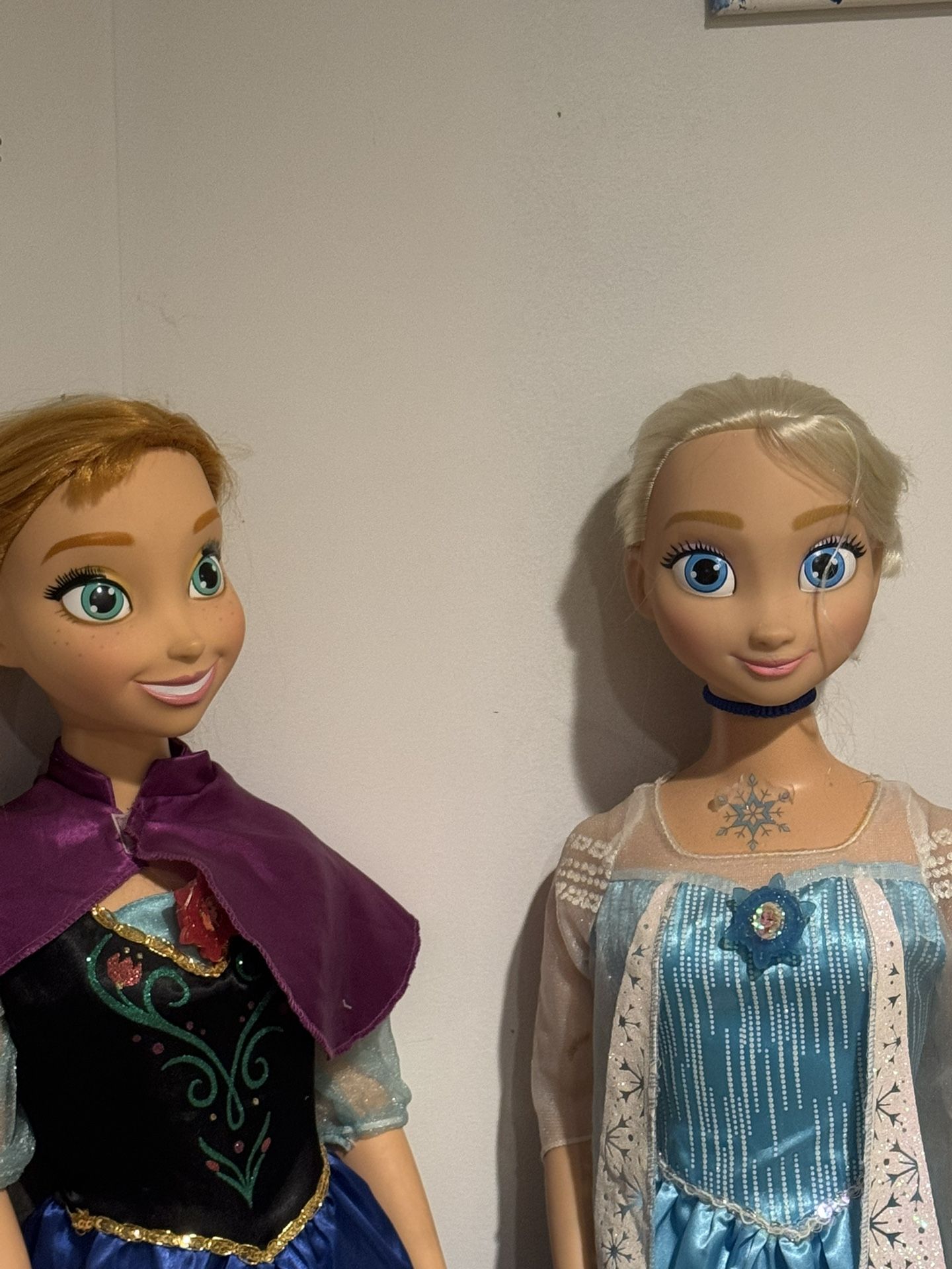 Elsa & Anna Life Size Dolls