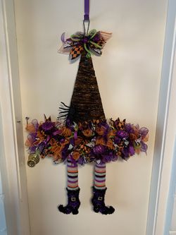 Whimsical Witch Wreath