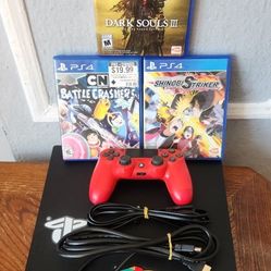 Playstation 4, Ps4 Pro System, With Accsessories And 3 Video Games!