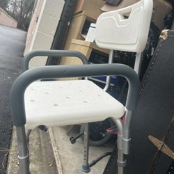 Shower Chair With Backrest / Shower Bench With Backrest 