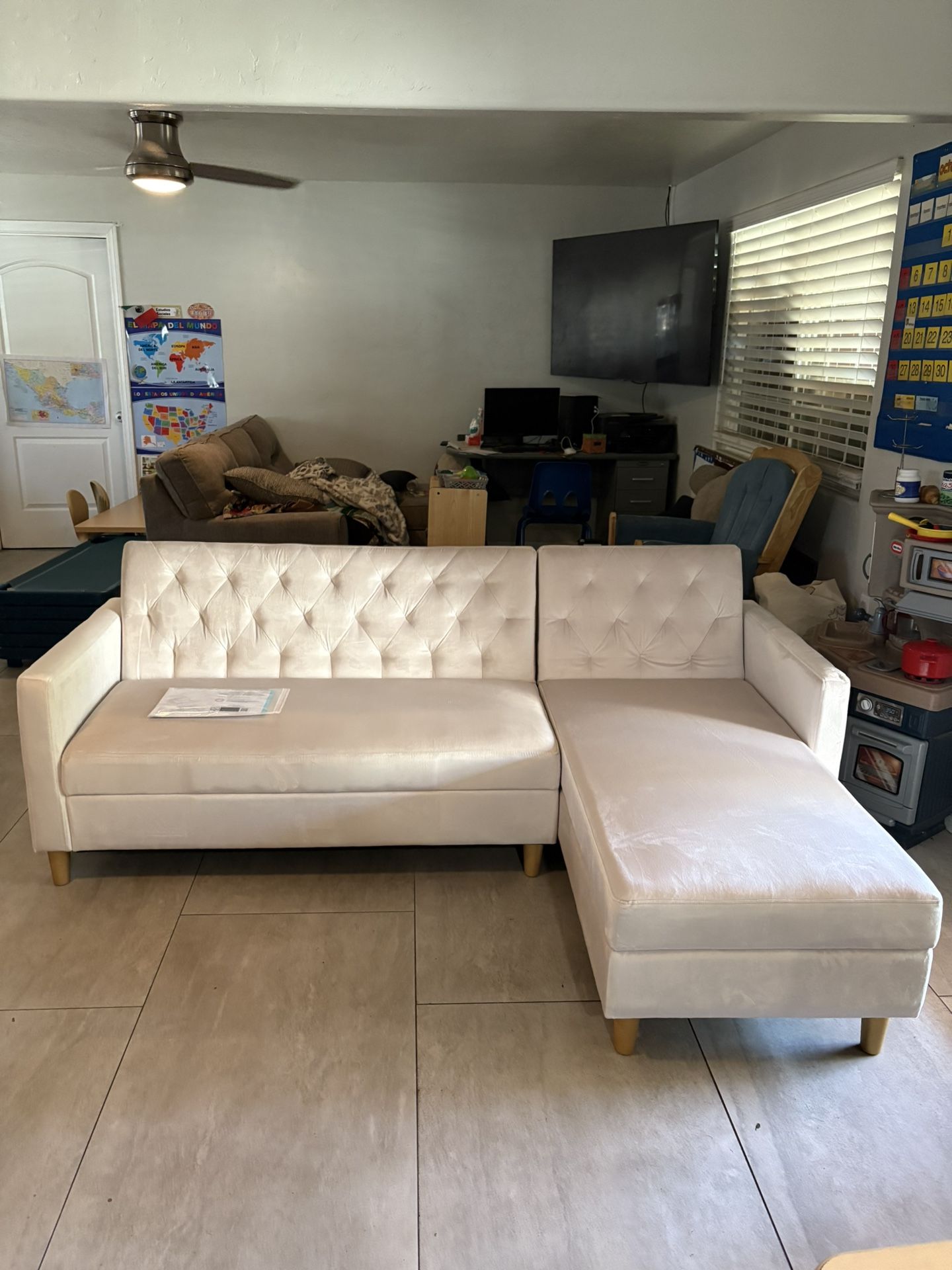 L Sectional Futon