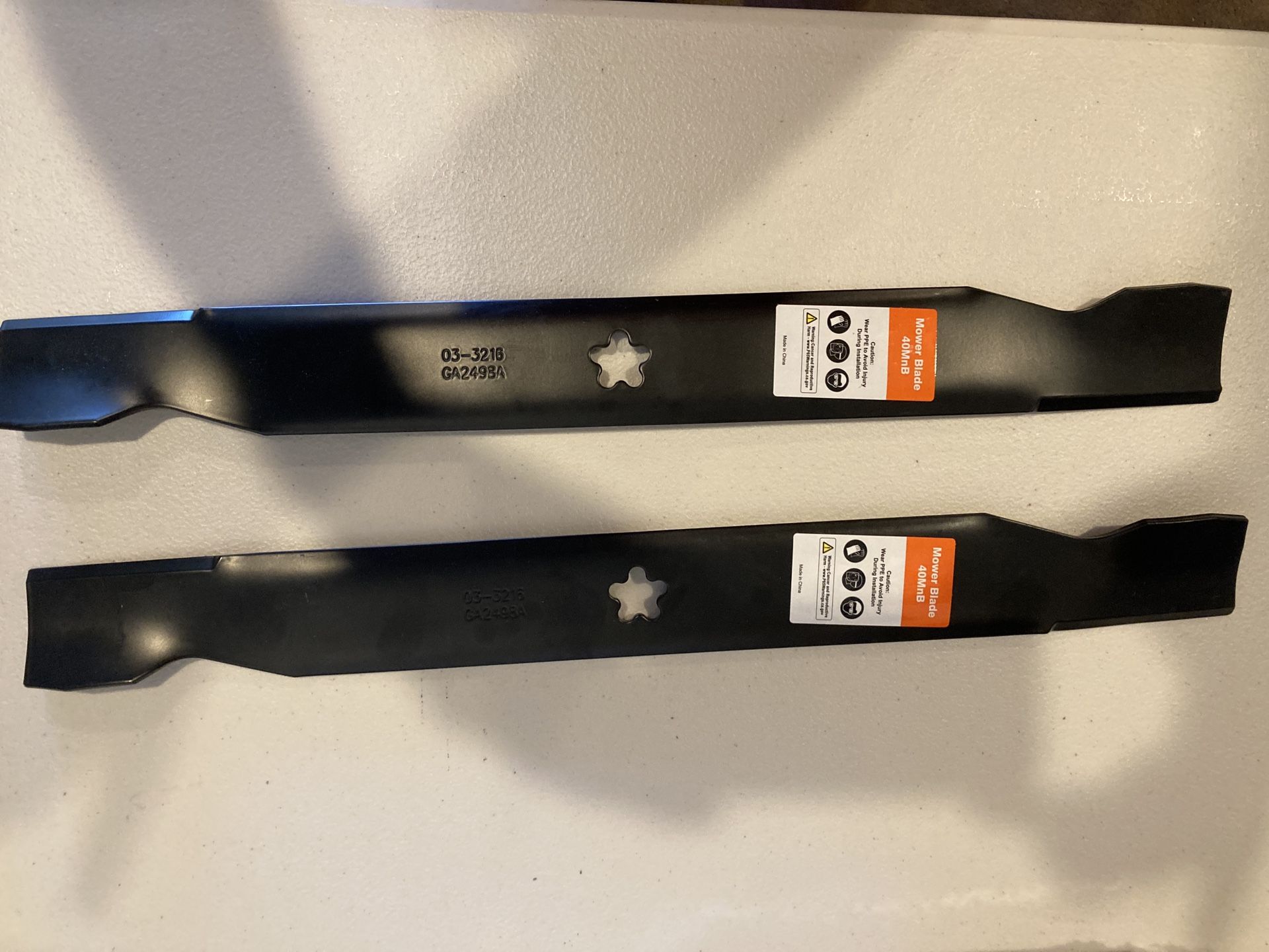 Ride On Mower Mulching Blades