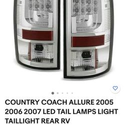 LED BRAKE LIGHTS. COUNTRY COACH MOTORHOME